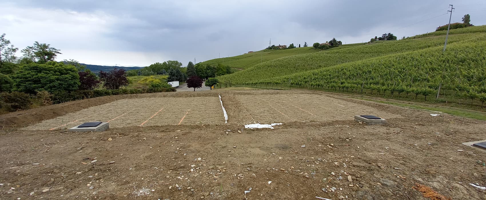 Fitodepurazione cantina vitivinicola Piemonte — stadio combinato SFS-h/SFS-v